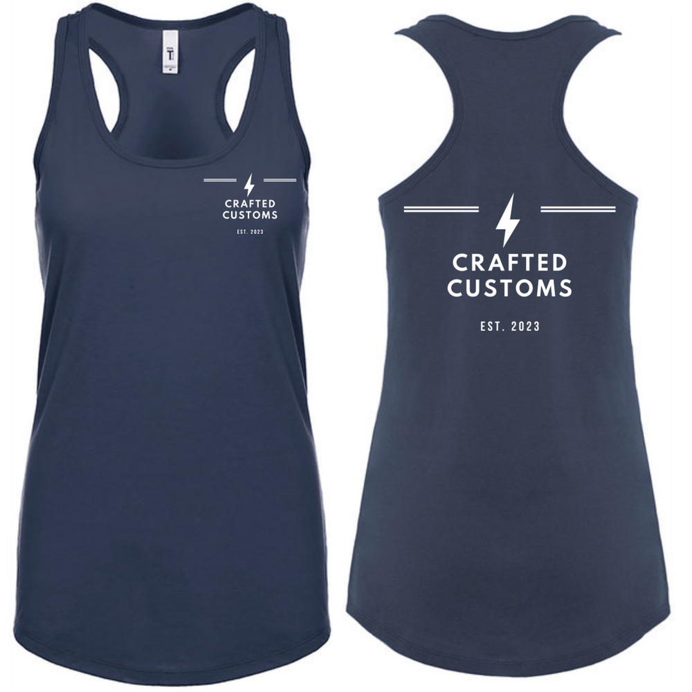 CRAFTED CUSTOMS LADIES RACERBACK TANK TOP