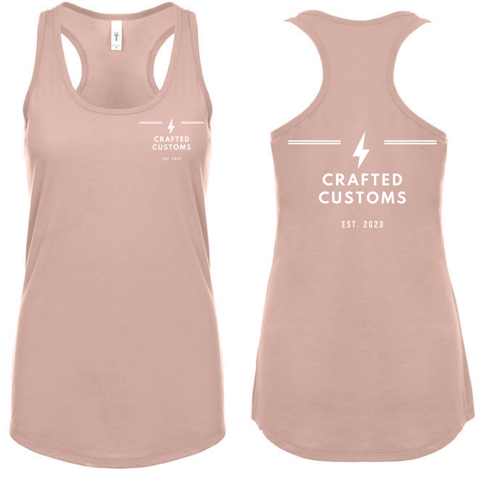 CRAFTED CUSTOMS LADIES RACERBACK TANK TOP